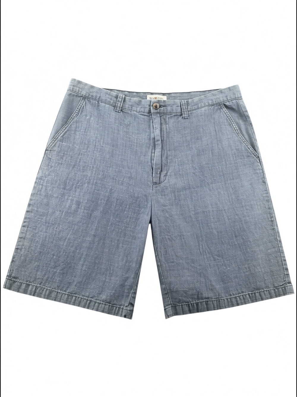 SUN RIVER CLOTHING CO. 100% Cotton Men's Blue Chambray Shorts Size: 38